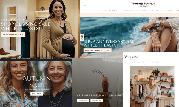 Five of the many fake ‘local’ boutique stores operating online 
